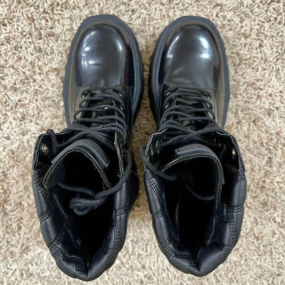 KURT GEIGER London Lace Up Patent Leather Boots, Size 41 (Men’s 8/Women’s 10) main image 13